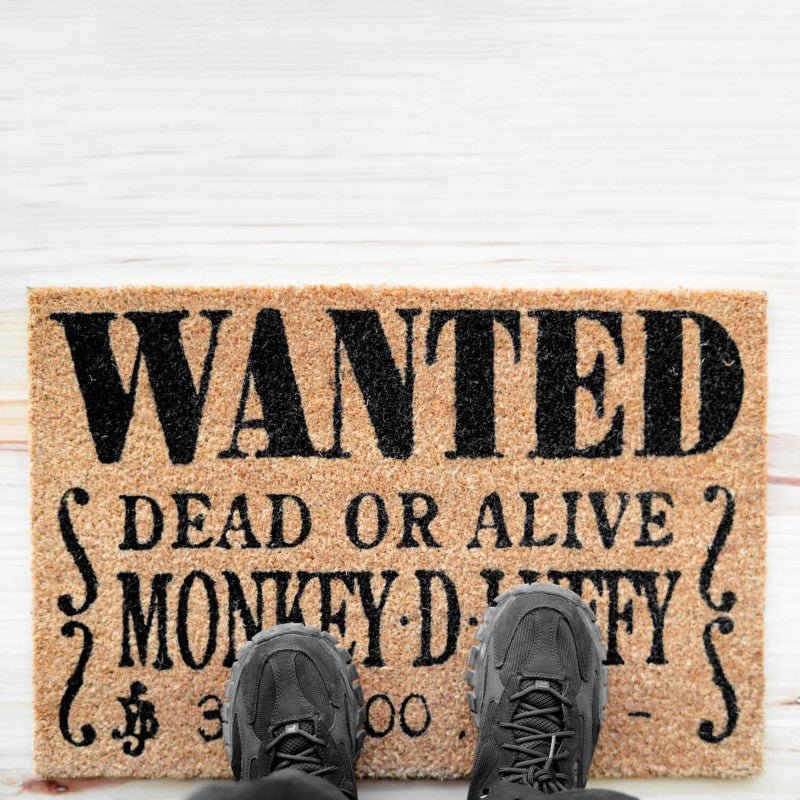 One Piece Wanted Monkey D. Luffy Doormat - Inspire Newquay