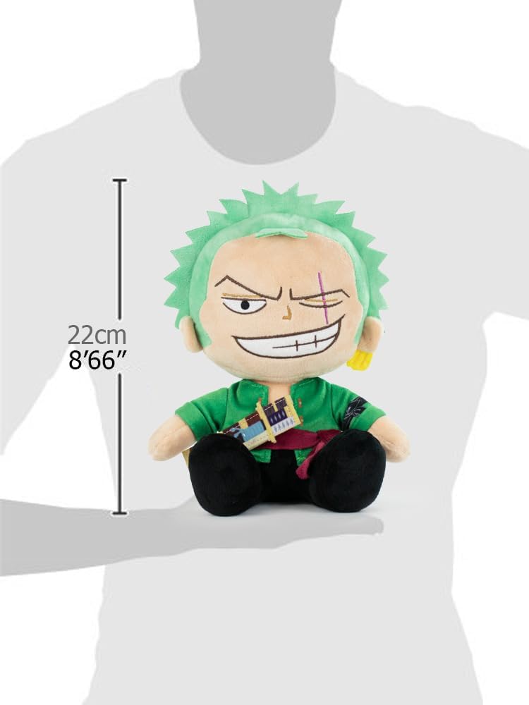 ONE PIECE - Zoro - Sitting Plush 23cm - Inspire Newquay