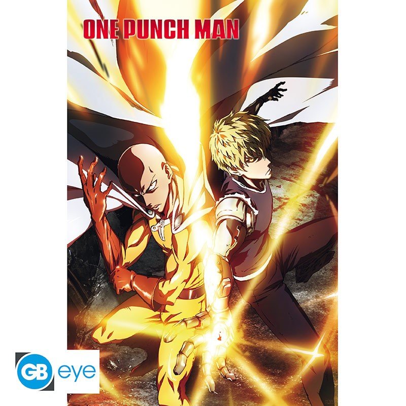 ONE PUNCH MAN Poster Saitama & Genos (91.5x61cm) - Inspire Newquay