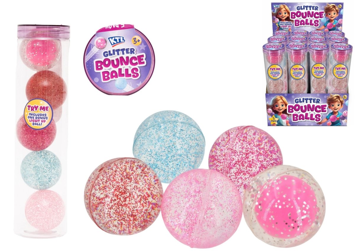 Pack of 5 Bouncy Balls In Tube (1ct) - Inspire Newquay