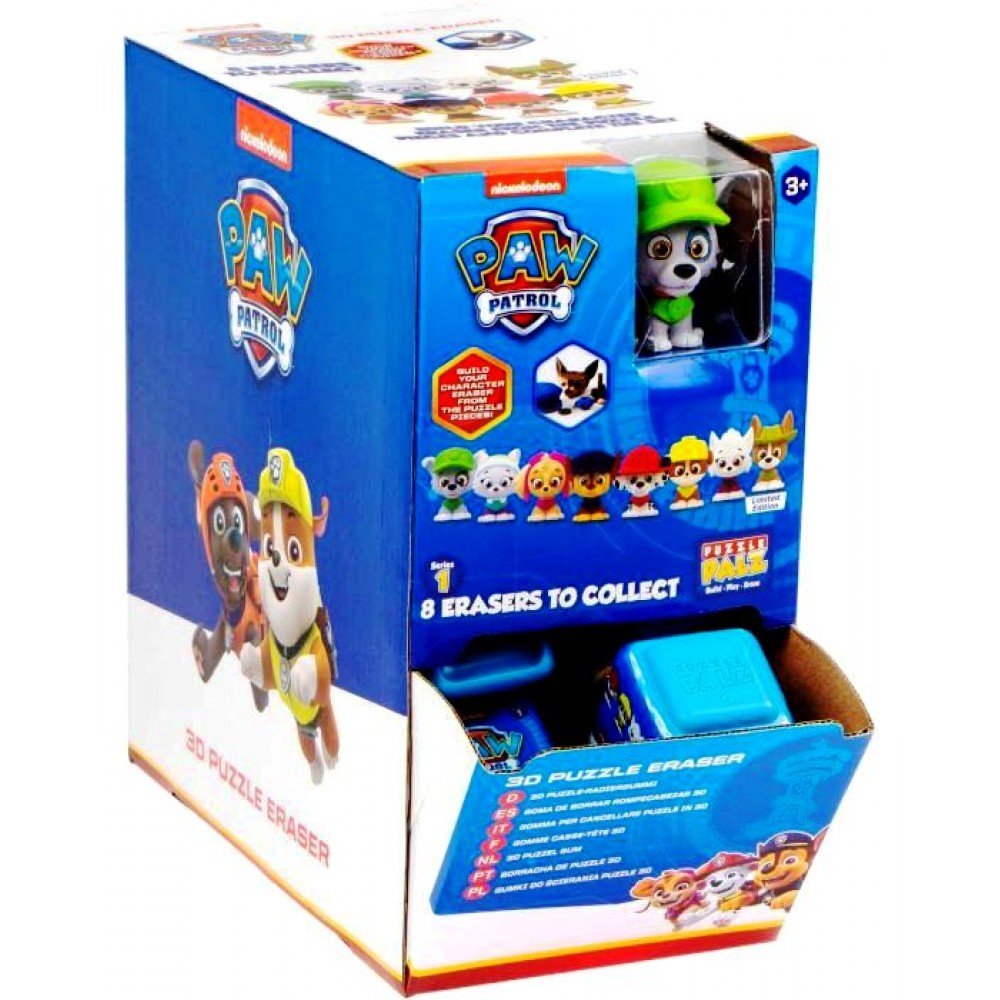 Paw Patrol Puzzle Palz 3D Eraser Blind Bag (1 RANDOM Supplied) - Inspire Newquay