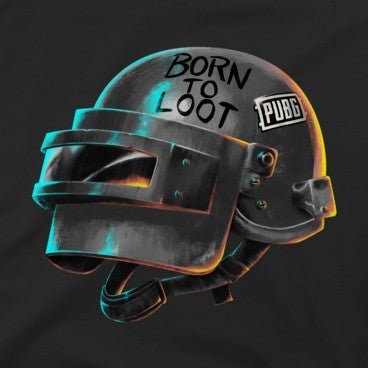 Playerunknown's Battlegrounds (PUBG) Born To Loot Premium T-Shirt Size XXL - Inspire Newquay