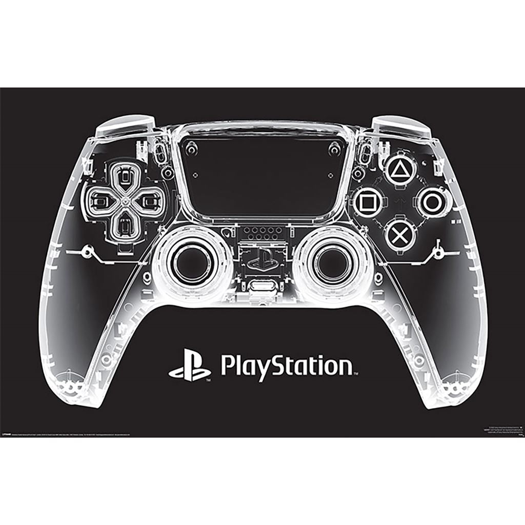 Playstation (X-Ray Pad) 61 X 91.5cm Maxi Poster - Inspire Newquay