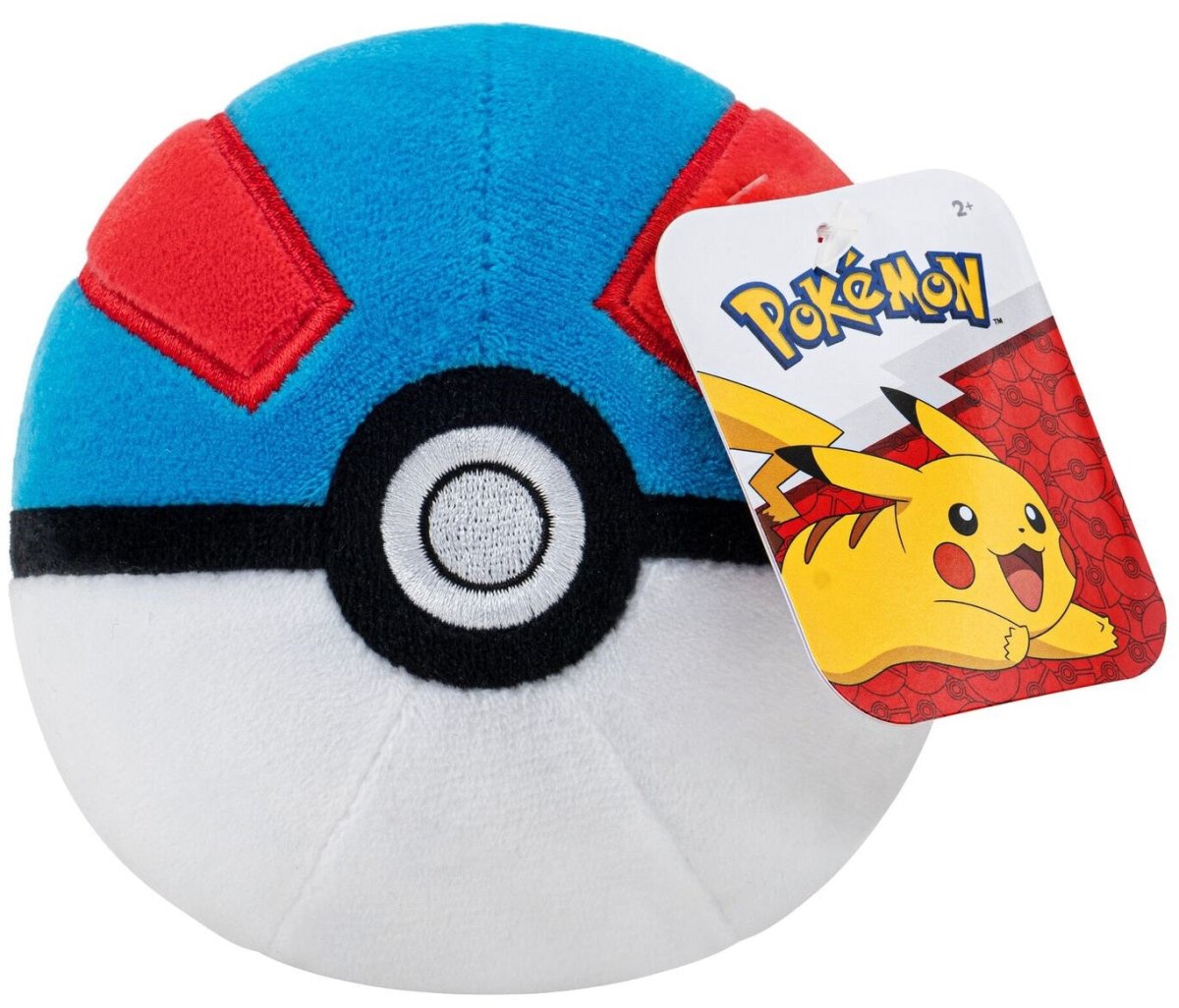 Pokémon 4" Poké Ball Plush Great Ball - Inspire Newquay