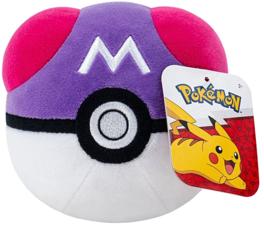 Pokémon 4" Poké Ball Plush Master Ball - Inspire Newquay