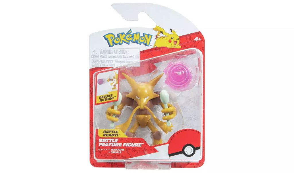 Pokémon Alakazam Battle 4.5" Feature Figure - Inspire Newquay