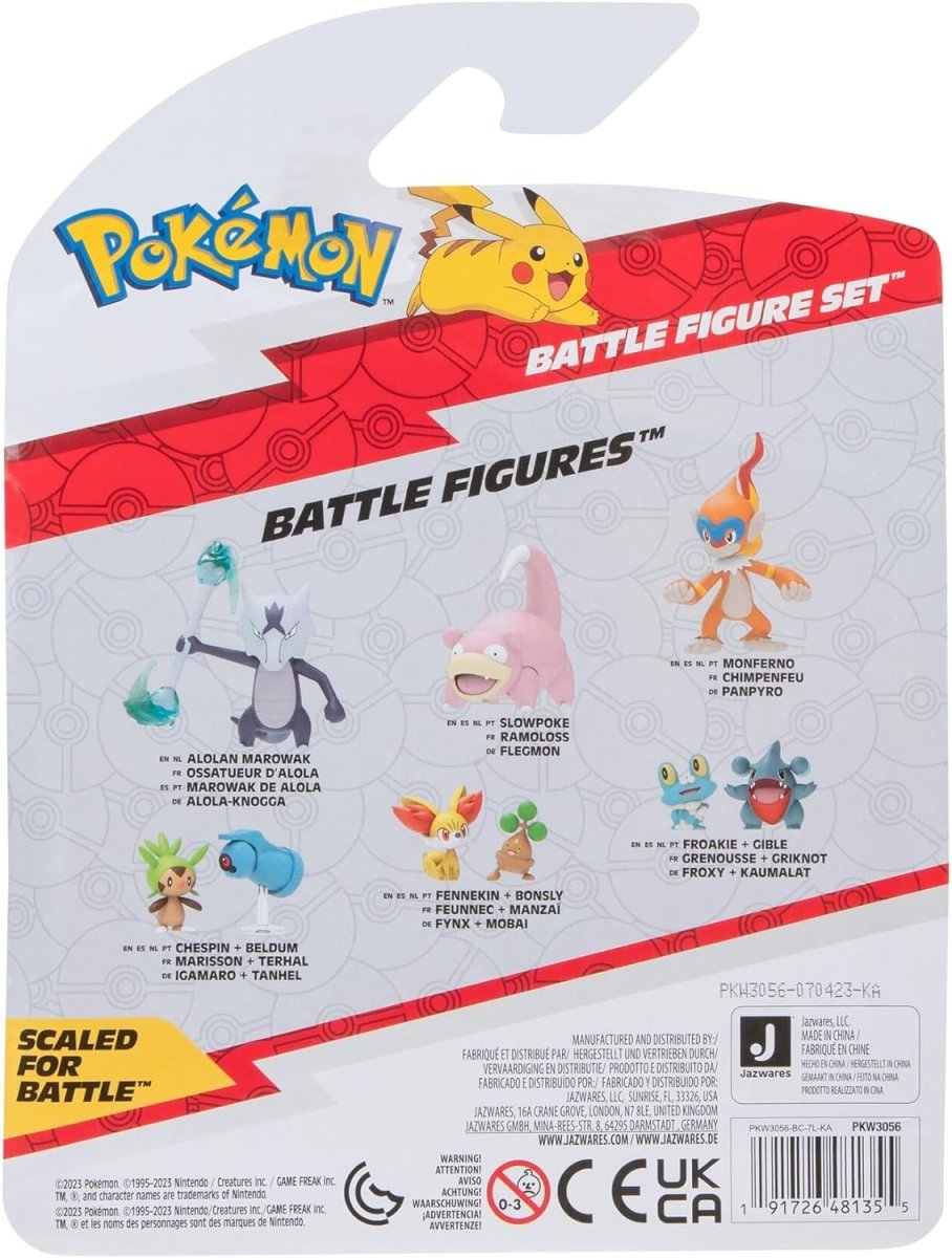 Pokémon Battle Figure - Features Pikachu,Litwick and Slowpoke Battle Figures - Inspire Newquay