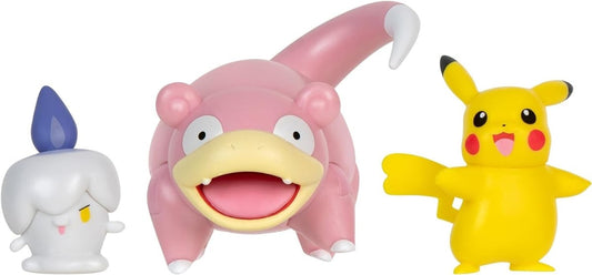 Pokémon Battle Figure - Features Pikachu,Litwick and Slowpoke Battle Figures - Inspire Newquay