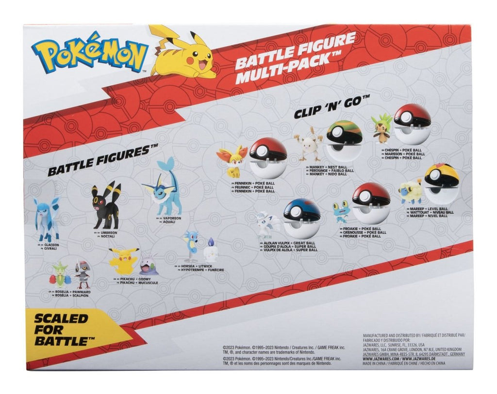 Pokemon Battle Figure Multipack 6-Pack Wave 6 - Inspire Newquay