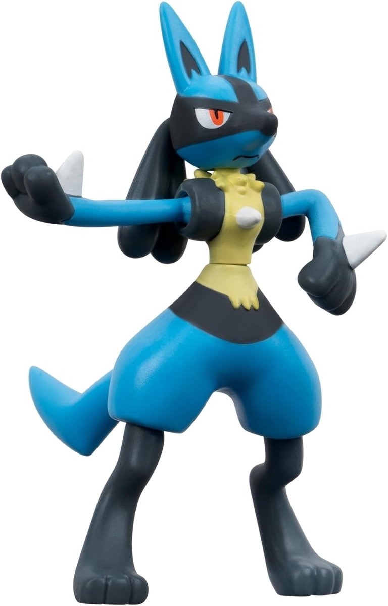 Pokémon Battle Figure Set 3 - Pack Snivy, Pawmi, Lucario 5 cm - Inspire Newquay