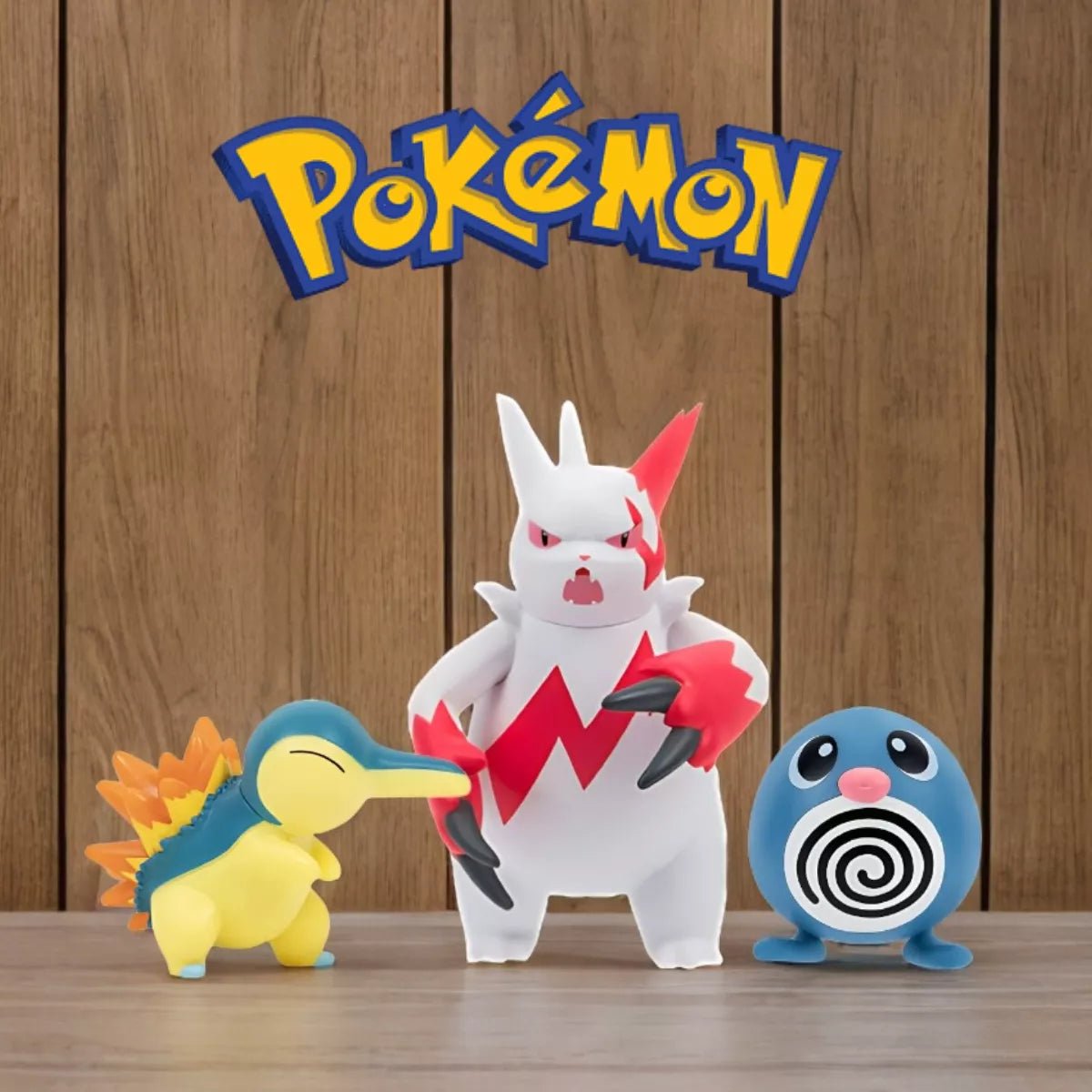 Pokémon Battle Figures 3 Pack Poliwag, Cyndaquil and Zangoose - Inspire Newquay