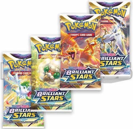 Pokemon BRILLIANT STARS BOOSTER PACK Trading Card Game Boosters TCG - Inspire Newquay