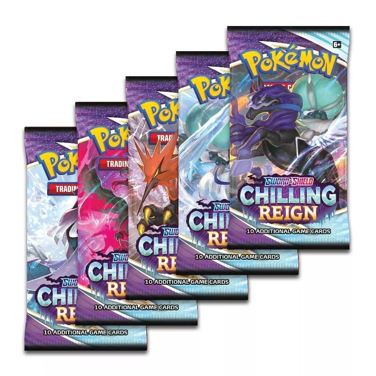Pokemon CHILLING REIGN BOOSTER PACK TCG Trading Card Game - Inspire Newquay