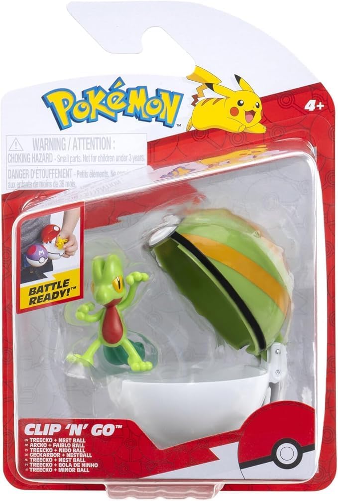 Pokémon Clip 'N' Go Nest Ball and Treecko Battle Figure - Inspire Newquay