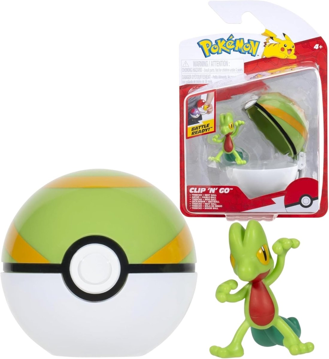 Pokémon Clip 'N' Go Nest Ball and Treecko Battle Figure - Inspire Newquay