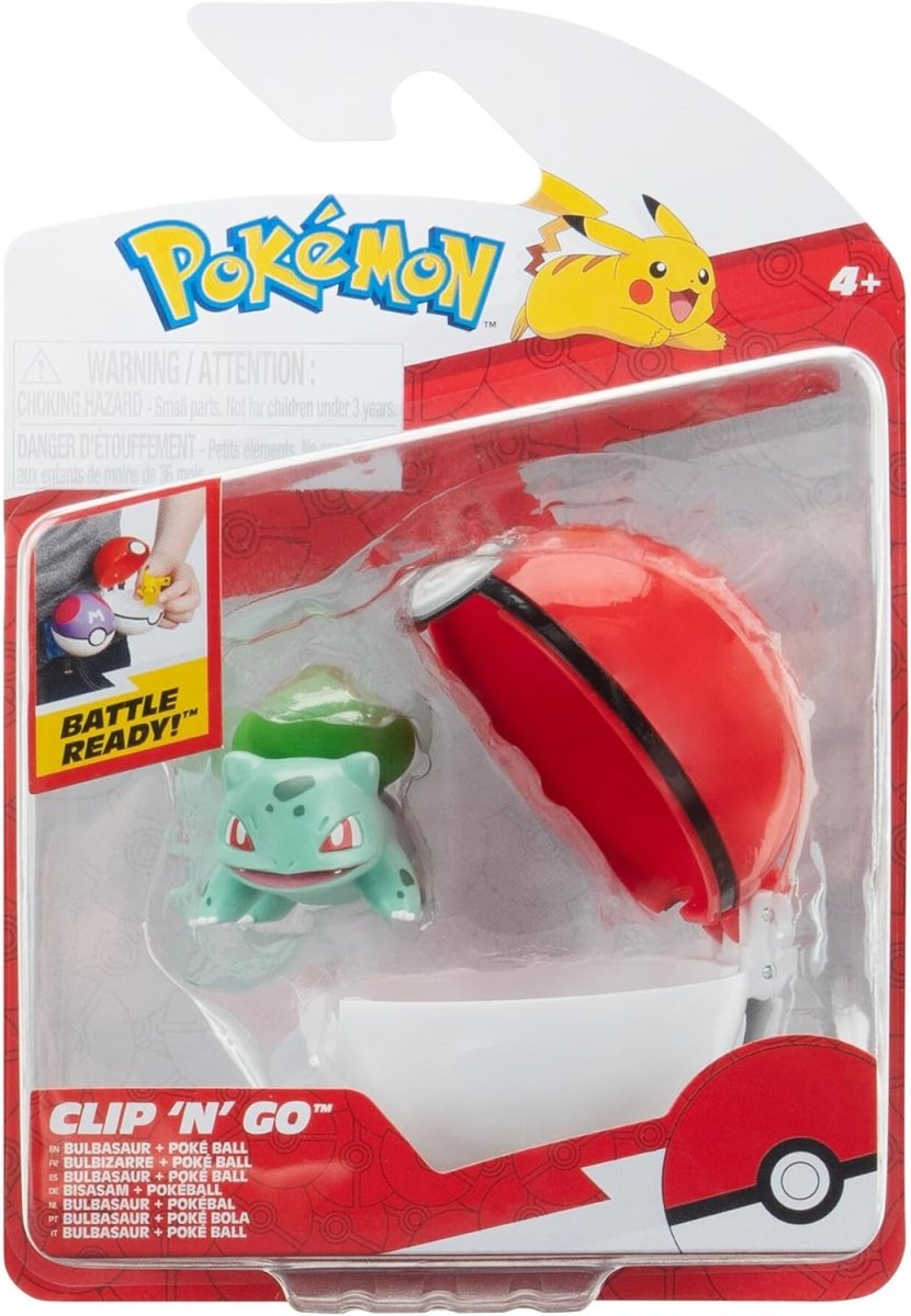 Pokémon Clip 'N' Go Set Bulbasaur with Pokéball - Inspire Newquay
