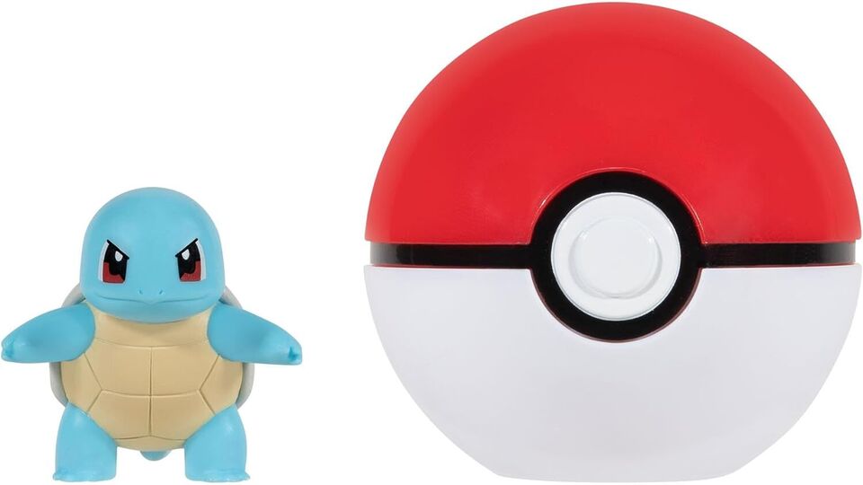 Pokemon Clip 'N' Go - Squirtle and Poke Ball - Inspire Newquay