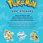 Pokemon Epic stickers - Inspire Newquay