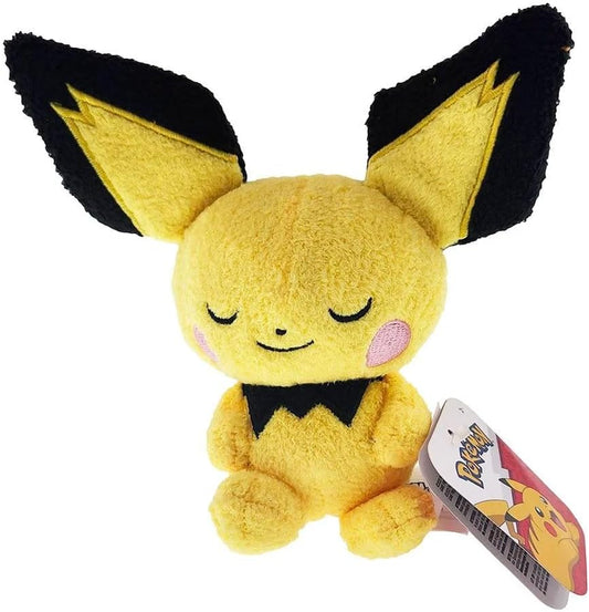 Pokémon Pichu Sleeping Plush 15cm - Inspire Newquay