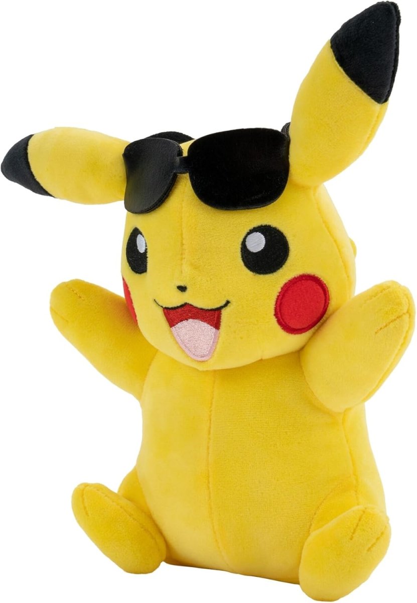 Pokémon: Plush: Pikachu (Summer Version With Sunglasses) - Inspire Newquay