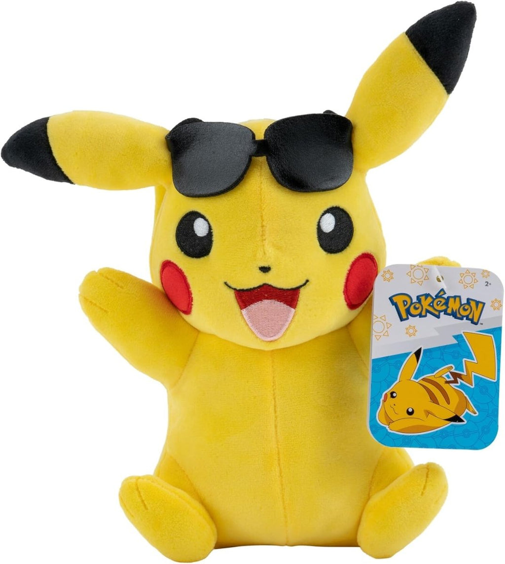 Pokémon: Plush: Pikachu (Summer Version With Sunglasses) - Inspire Newquay