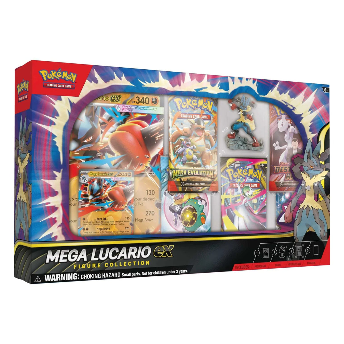 Pokemon TCG: Mega Lucario ex Figure Collection box - Inspire Newquay