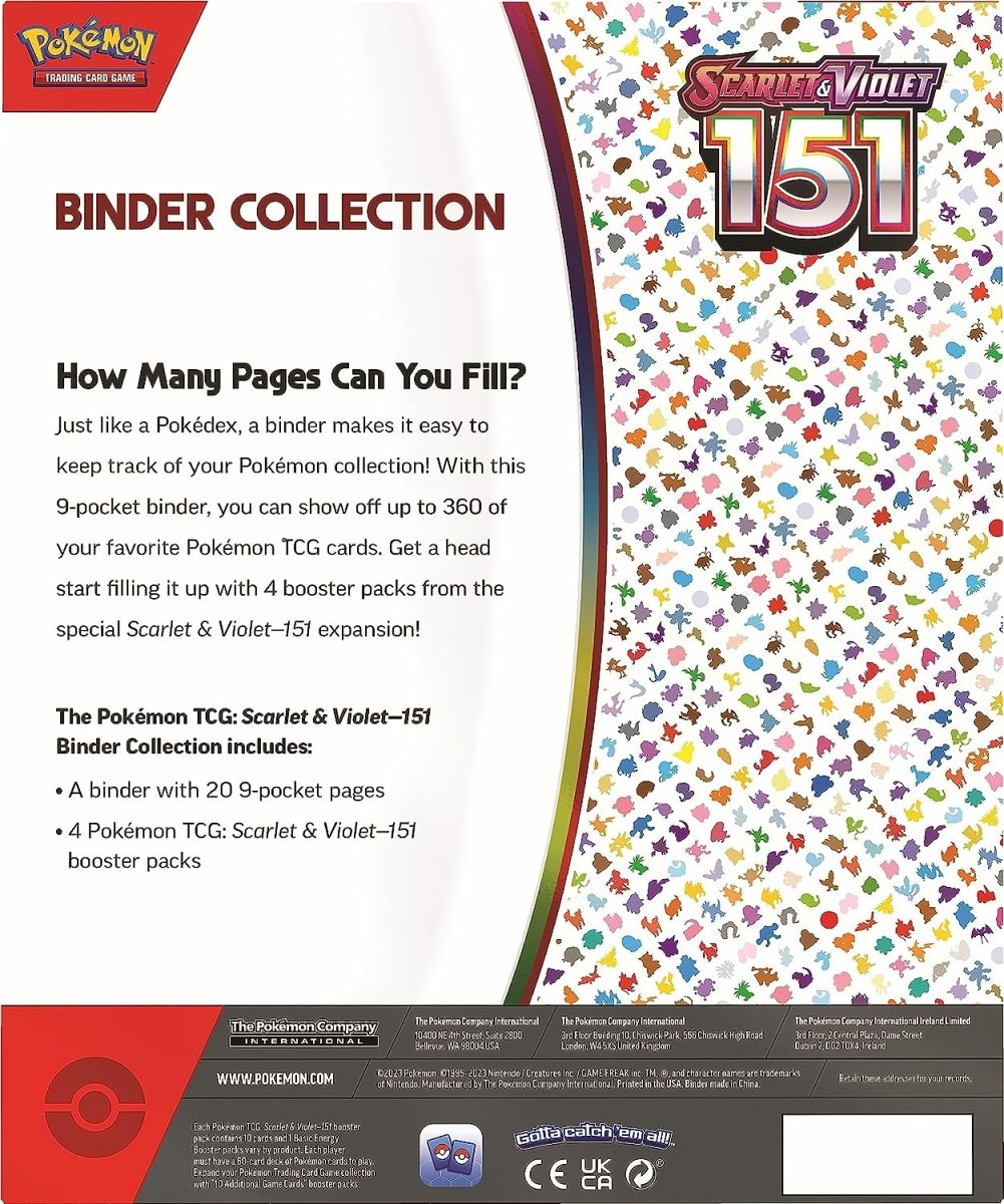 Pokémon TCG: Scarlet & Violet-151 Binder Collection - Inspire Newquay