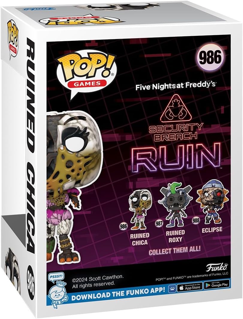 POP! Funko, five nights at freddys, ruined chicaa - Inspire Newquay