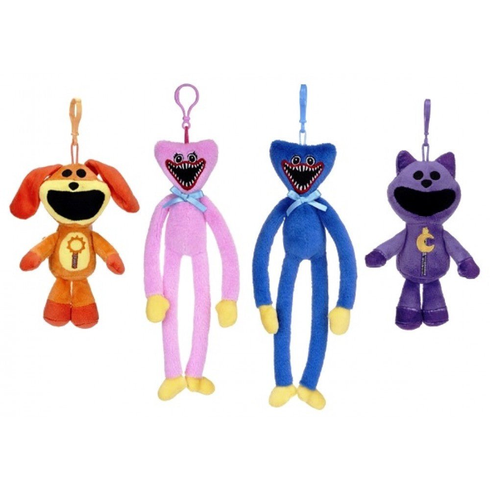 Poppy Playtime 12cm Plush Bag Clips (1 RANDOM Supplied) - Inspire Newquay