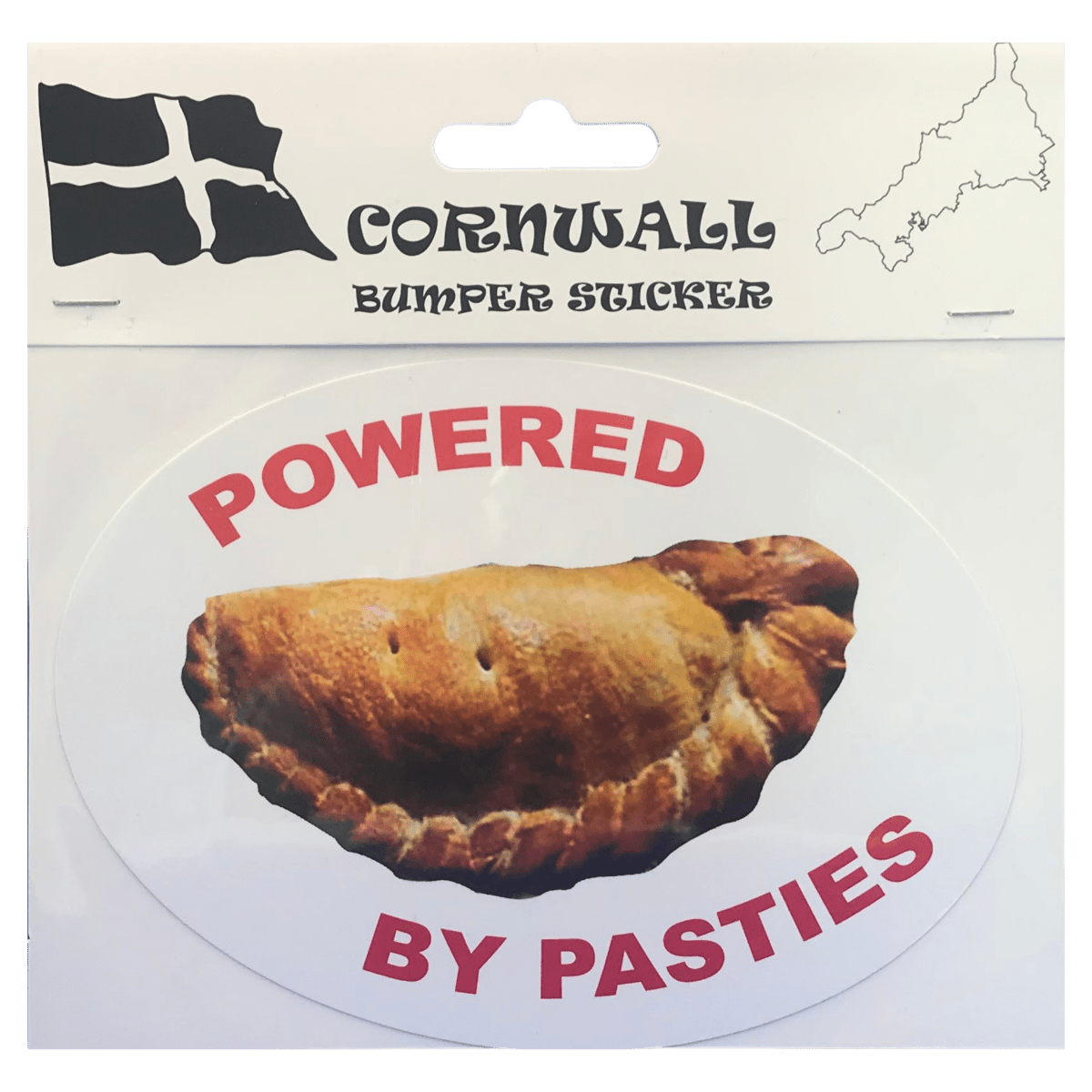 Powered By Pasties Bumper Sticker - Inspire Newquay