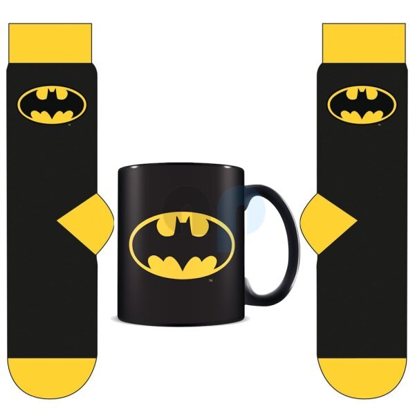 PRE ORDER Batman (Batman Logo) Mug & Sock Set - Inspire Newquay