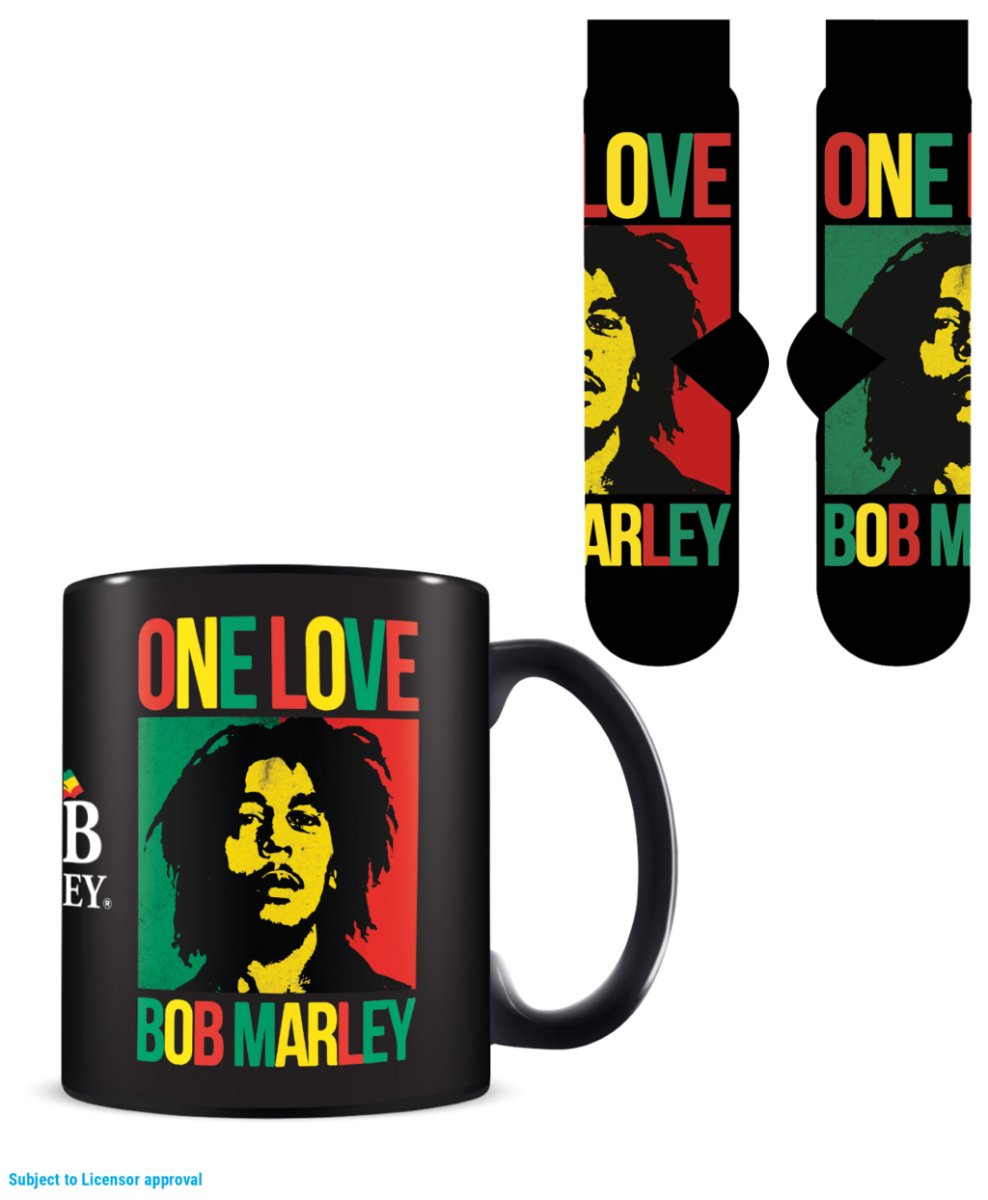 PRE ORDER Bob Marley Mug & Sock Set - Inspire Newquay