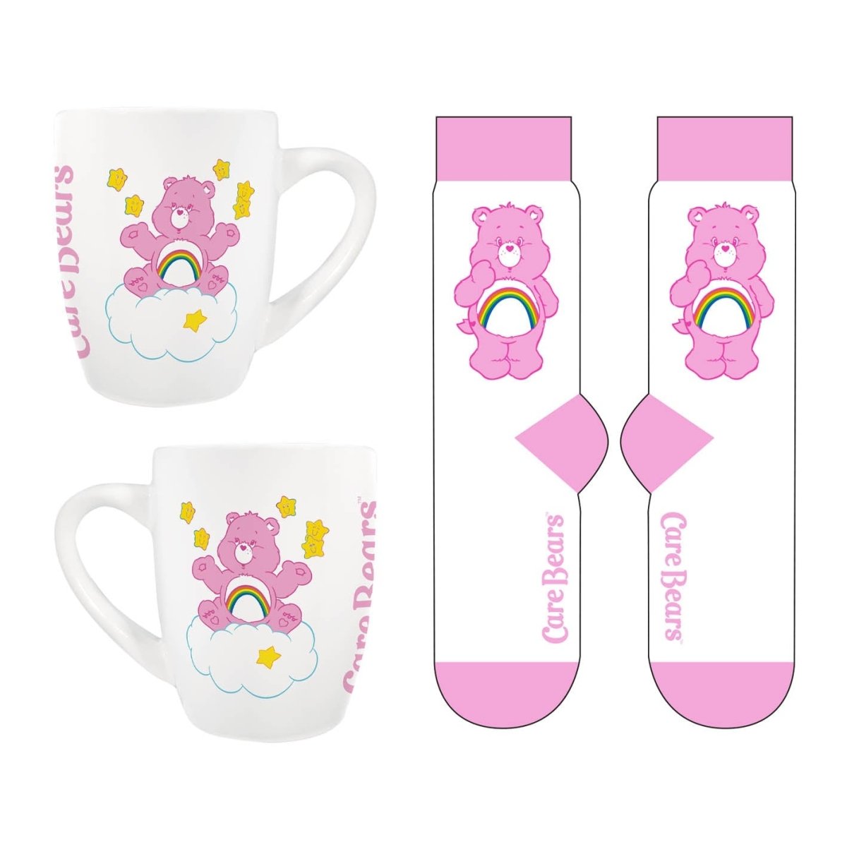 PRE ORDER Care Bears (Cheer Bear) Female Mug & Sock Set - Inspire Newquay
