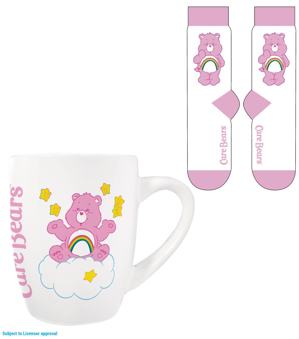PRE ORDER Care Bears (Cheer Bear) Female Mug & Sock Set - Inspire Newquay