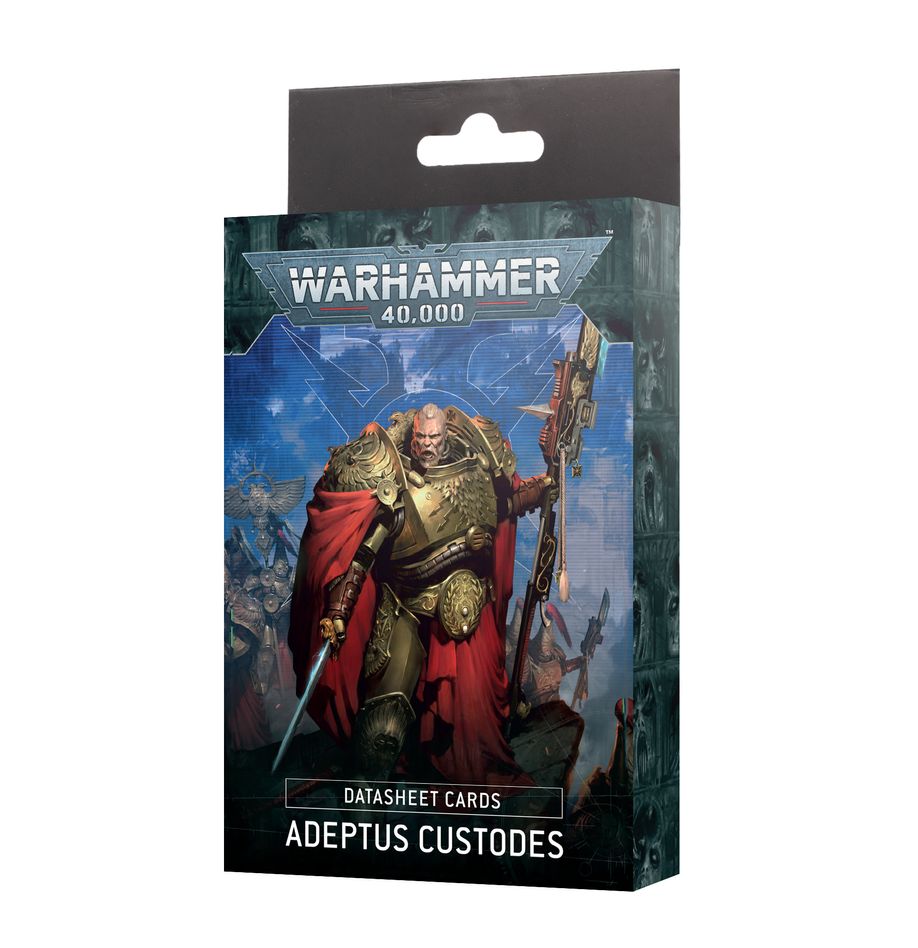 PRE ORDER Datasheet Cards: Adeptus Custodes - Inspire Newquay