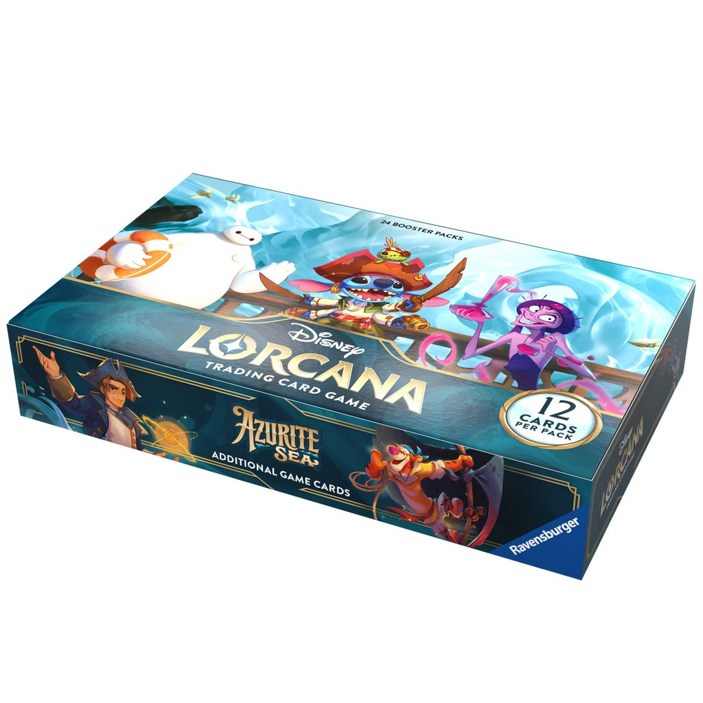 PRE ORDER Disney Lorcana: Azurite Sea Booster Box - Inspire Newquay