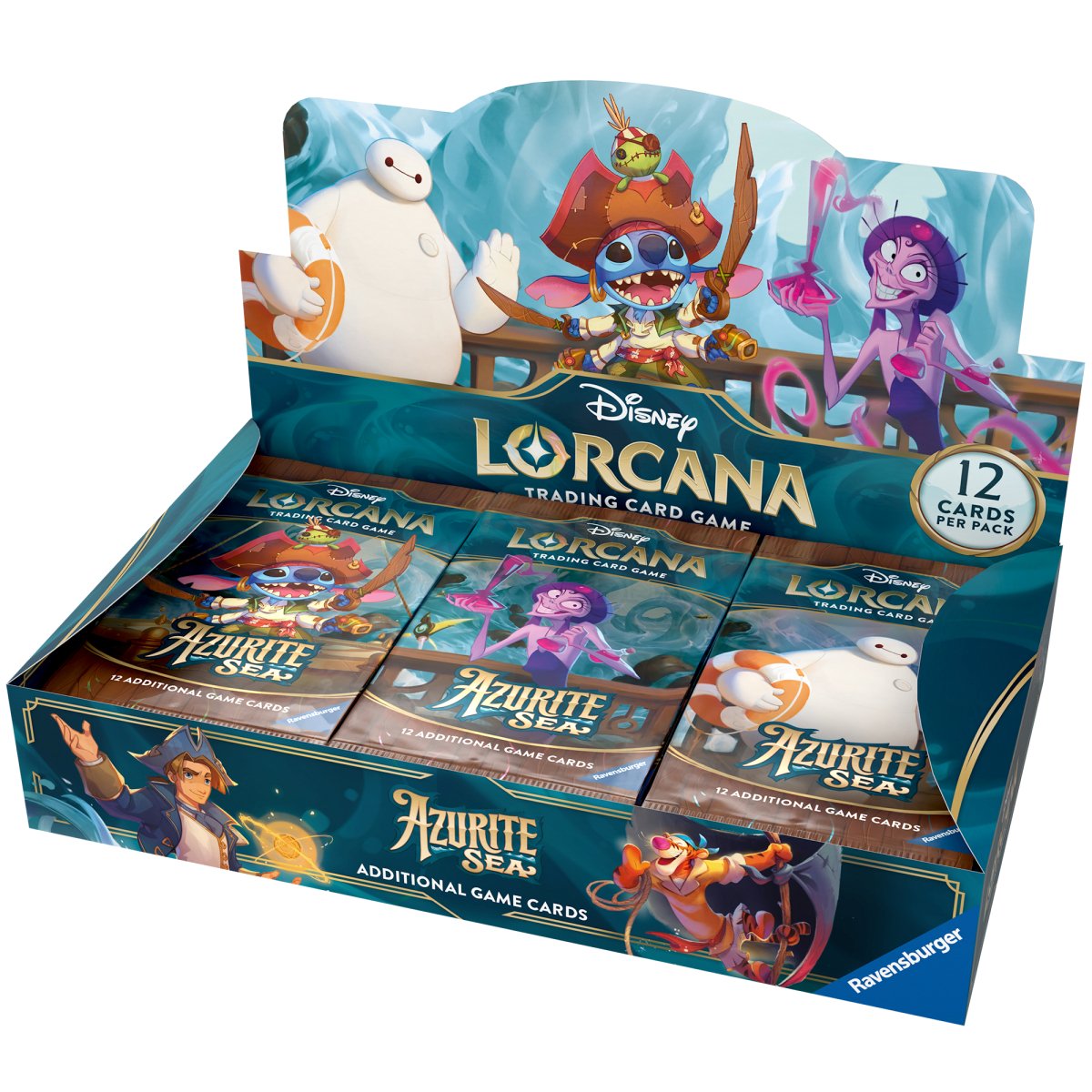 PRE ORDER Disney Lorcana: Azurite Sea Booster Box - Inspire Newquay