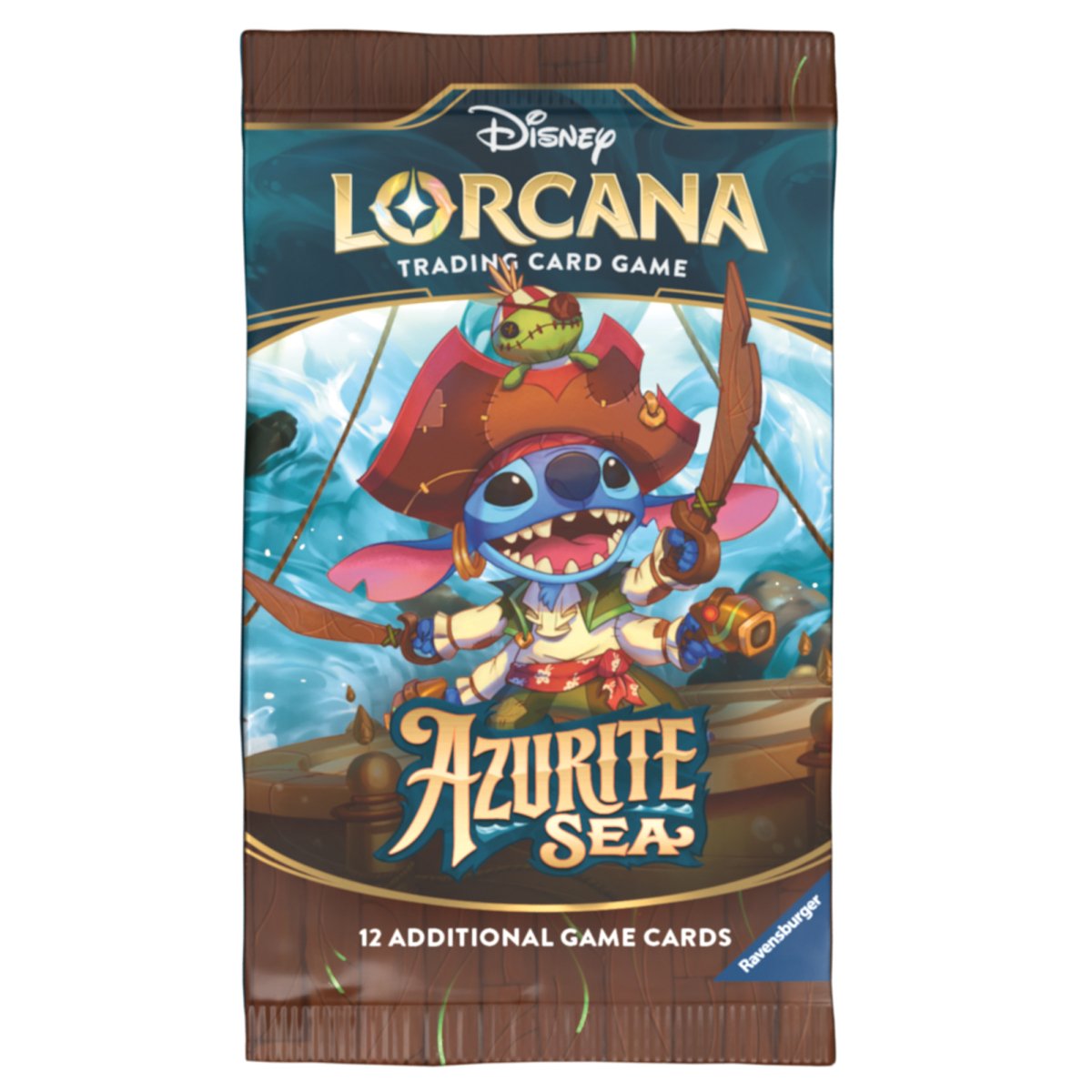 PRE ORDER Disney Lorcana: Azurite Sea Booster Pack (1 RANDOM Supplied) - Inspire Newquay