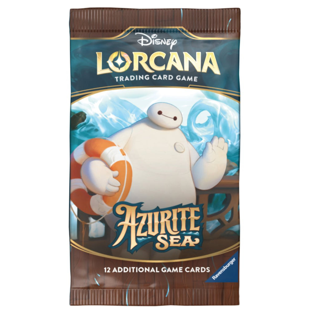 PRE ORDER Disney Lorcana: Azurite Sea Booster Pack (1 RANDOM Supplied) - Inspire Newquay