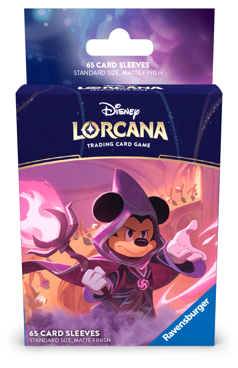 PRE ORDER Disney Lorcana Reign of Jafar Card Sleeves: Mickey Mouse (65 pieces) - Inspire Newquay