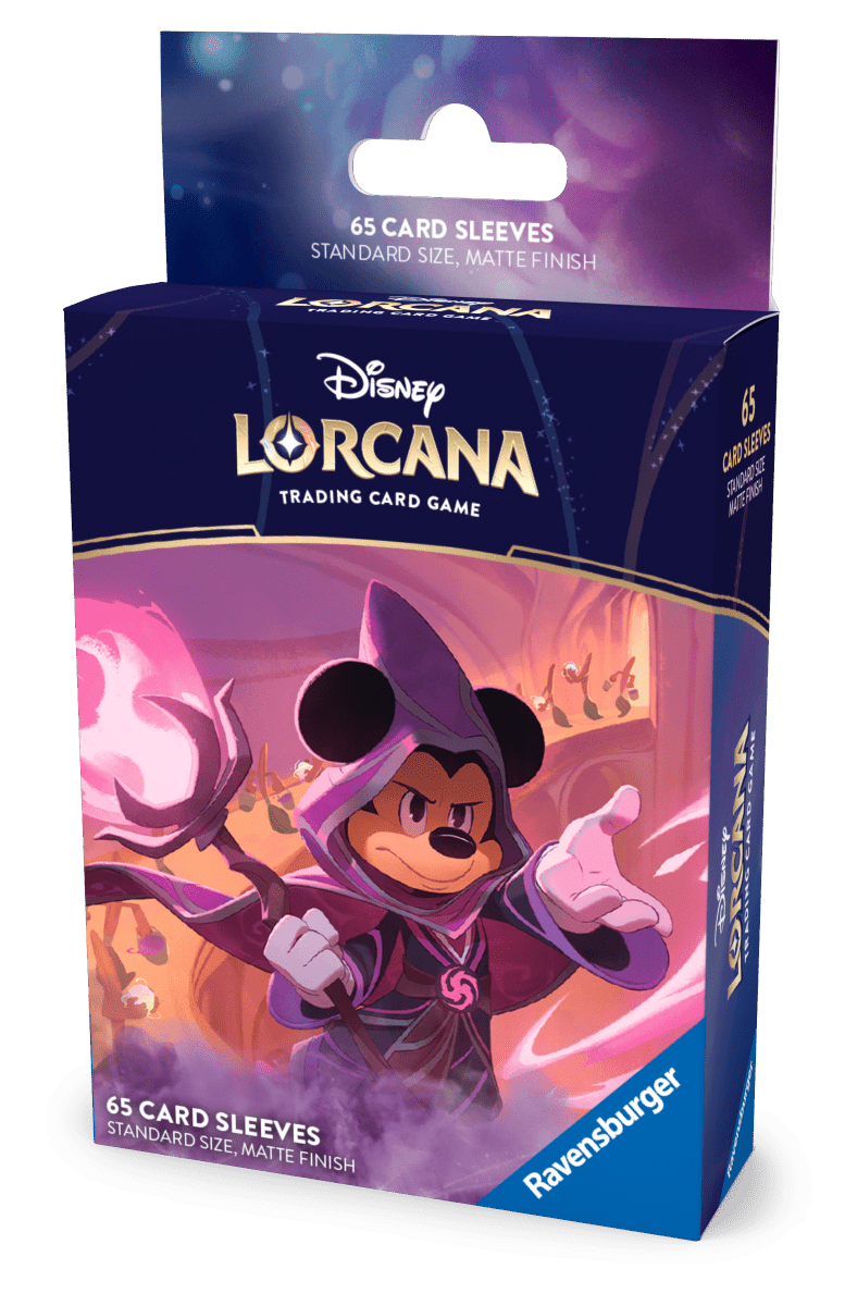 PRE ORDER Disney Lorcana Reign of Jafar Card Sleeves: Mickey Mouse (65 pieces) - Inspire Newquay