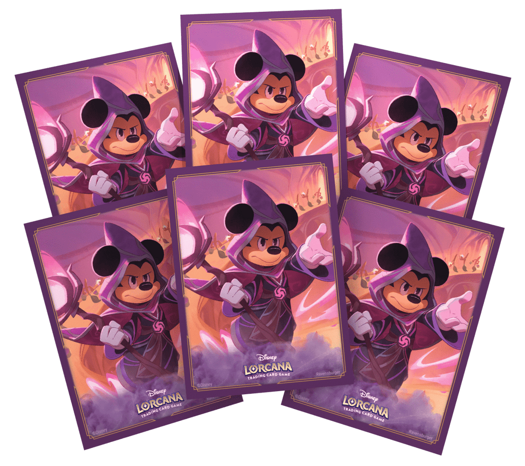 PRE ORDER Disney Lorcana Reign of Jafar Card Sleeves: Mickey Mouse (65 pieces) - Inspire Newquay