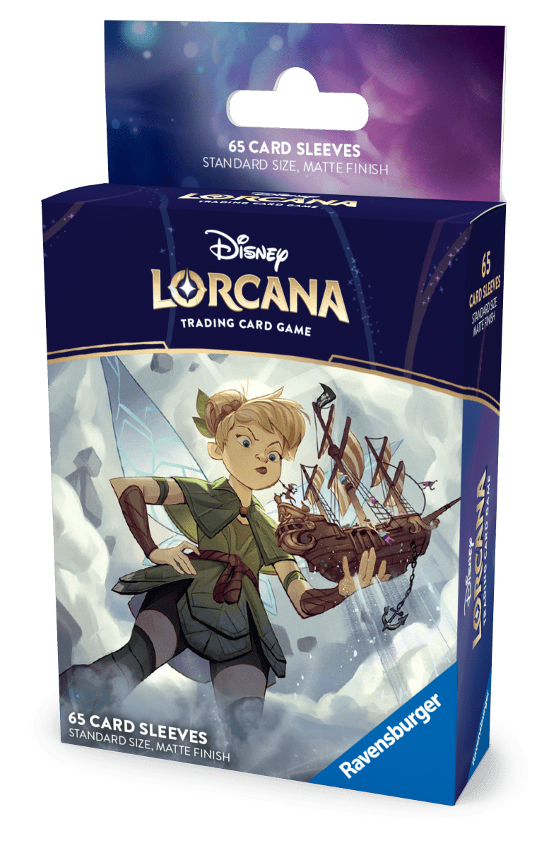 PRE ORDER Disney Lorcana Reign of Jafar Card Sleeves: Tinkerbell (65 pieces) - Inspire Newquay