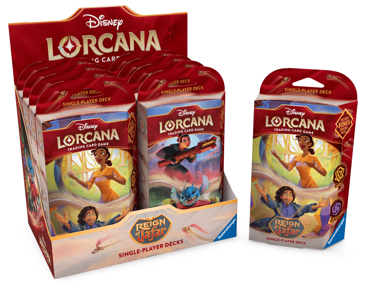PRE ORDER Disney Lorcana Reign of Jafar Starter Decks - Inspire Newquay