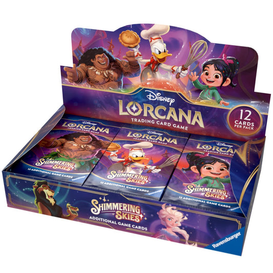 PRE ORDER Disney Lorcana - Shimmering Skies Booster Box - Inspire Newquay