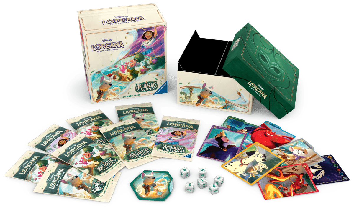 PRE ORDER Disney Lorcana TCG: Archazia’s Island - Illumineer's Trove - Inspire Newquay