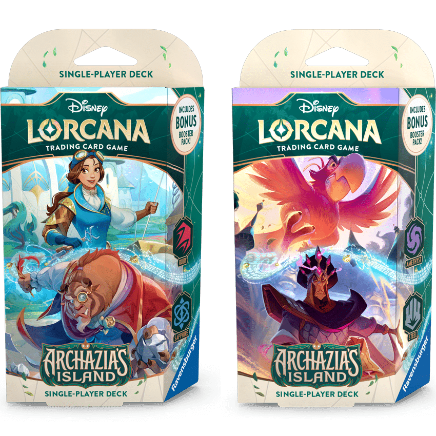PRE ORDER Disney Lorcana TCG: Archazia’s Island - Starter Decks - Inspire Newquay