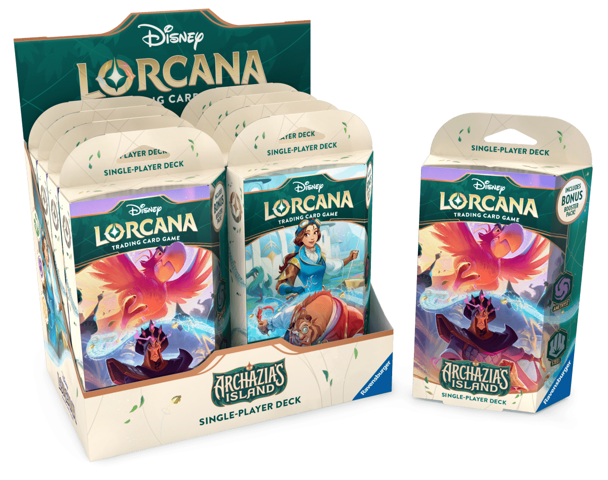 PRE ORDER Disney Lorcana TCG: Archazia’s Island - Starter Decks - Inspire Newquay