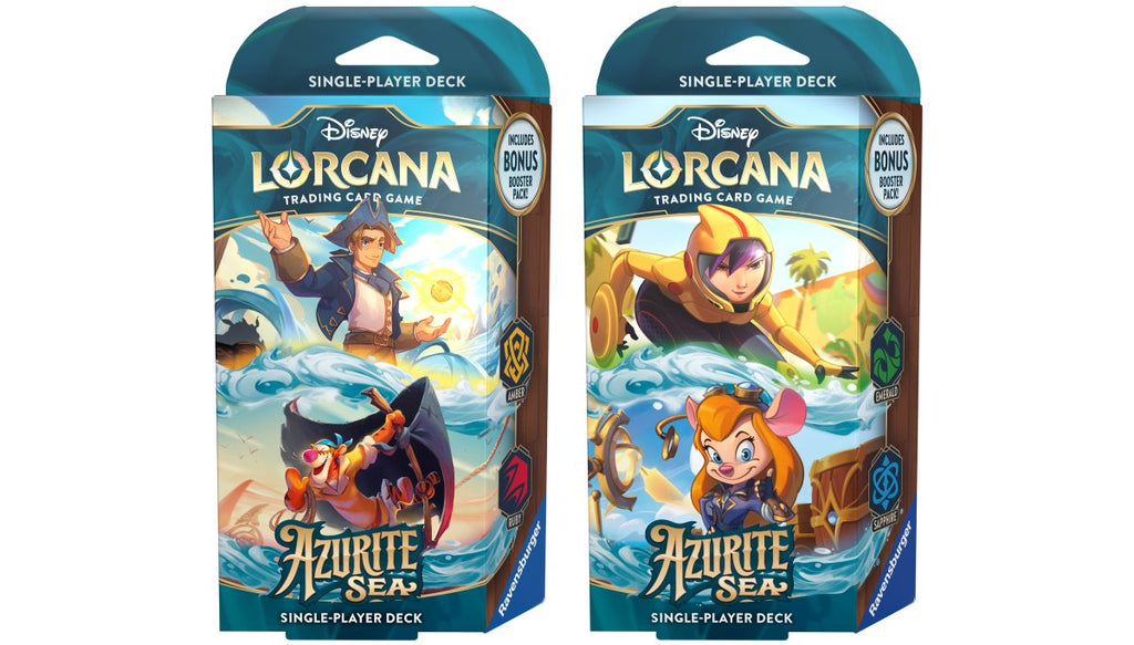 PRE ORDER Disney Lorcana TCG: Azurite Sea - Starter Decks - Inspire Newquay