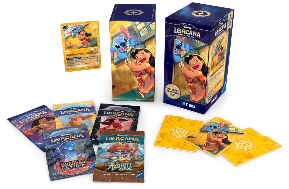 PRE ORDER Disney Lorcana Trading Card Game Archazia's Island Lilo Gift Box - Inspire Newquay